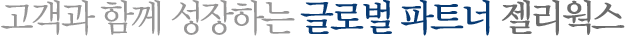 고객과 함께 성장하는 글로벌 파트너 젤리웍스